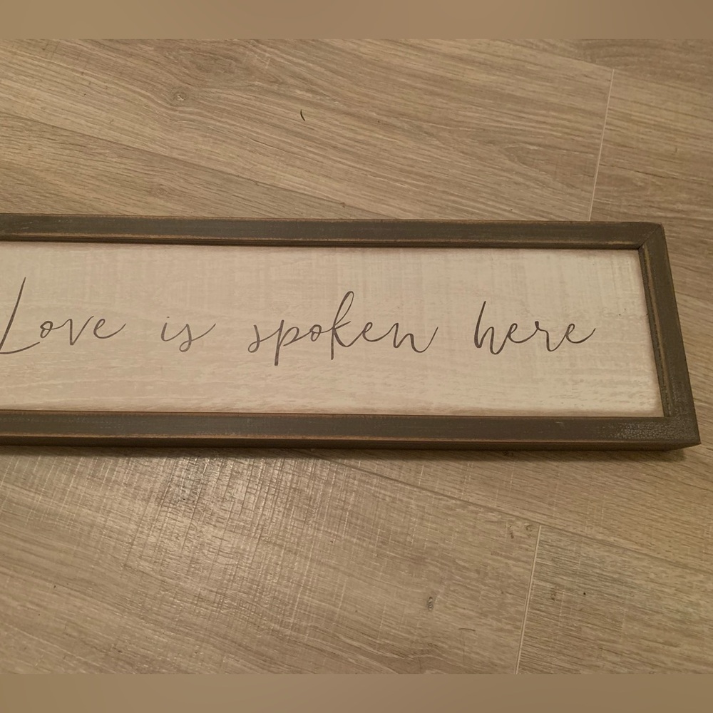 Love is Spoken Here Wall Art - Picture 7 of 9